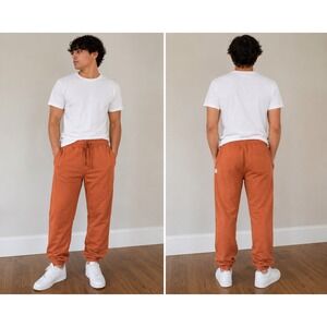 Reigning Champ Sweatpants Mens Medium Burnt Orange Midweight‎ Terry Joggers